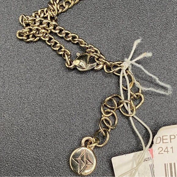 BCBGeneration NWT Tribal Black and Grey Statement Necklace - Picture 10 of 17